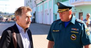 Ведущий телепередачи «Следствие вели» Леонид Каневский прибыл в Саратов